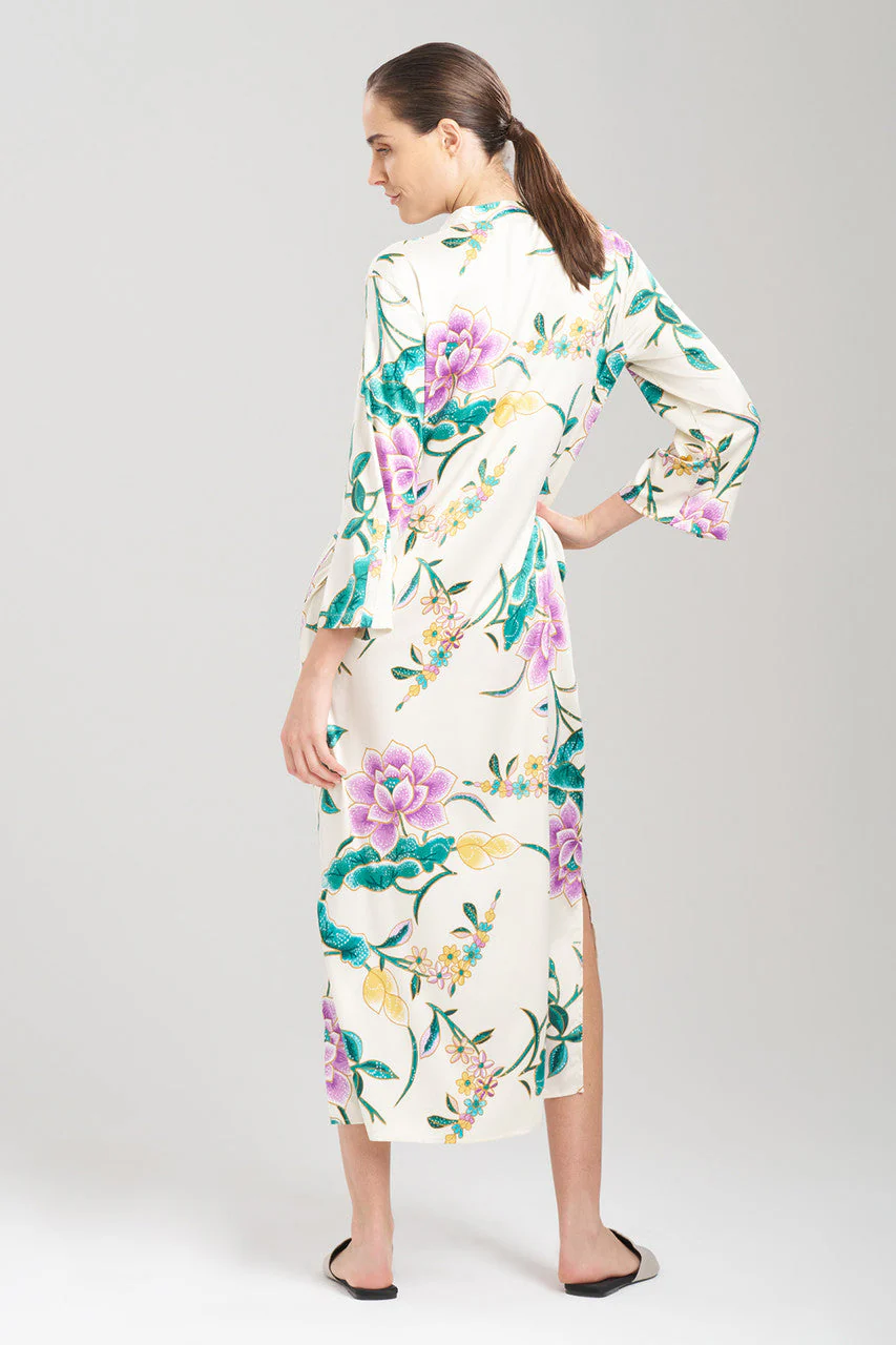Sarasa Satin Zip Caftan - Image 2
