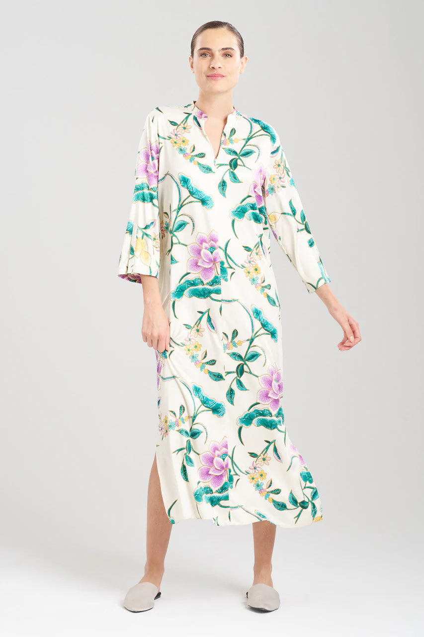 Sarasa Satin Zip Caftan - Image 3