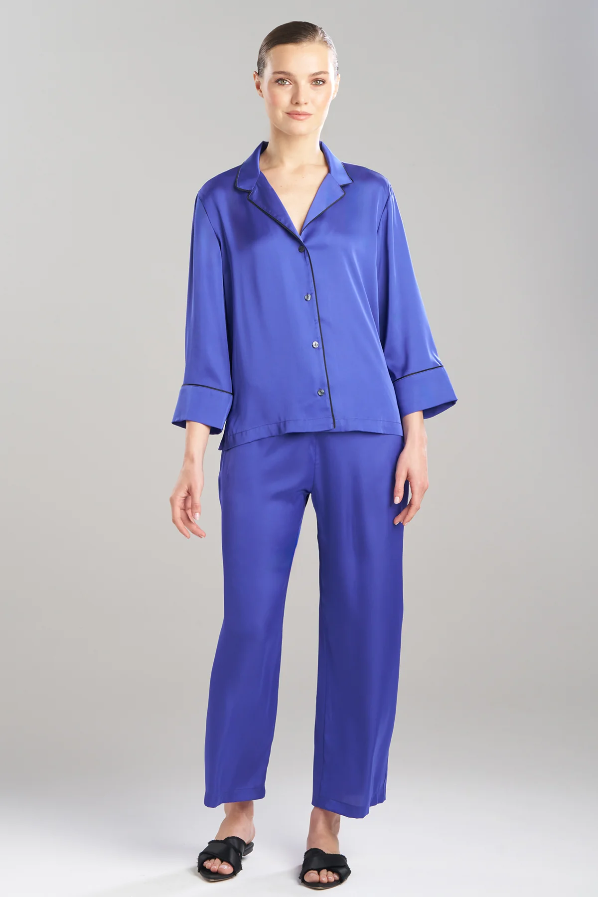 Satin Essentials Notch PJ Set