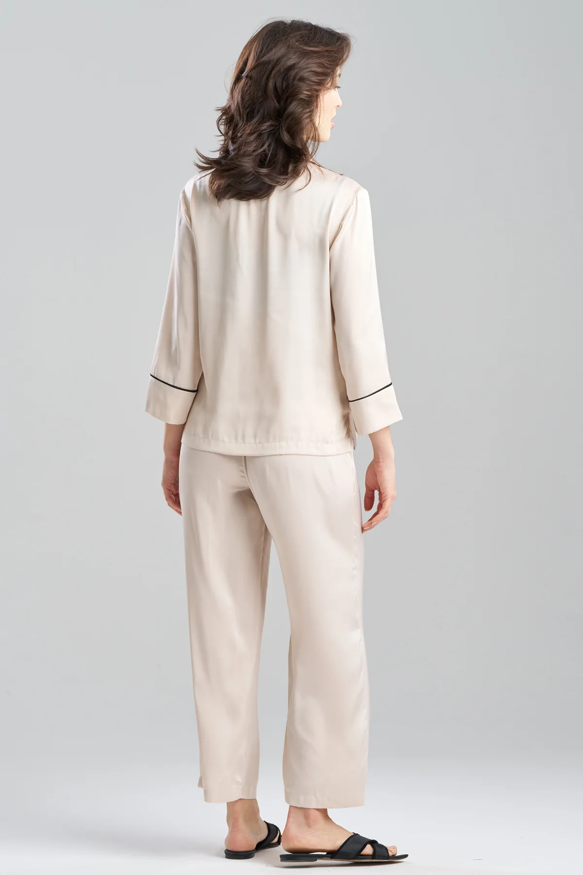 Satin Essentials Notch PJ Set - Image 2