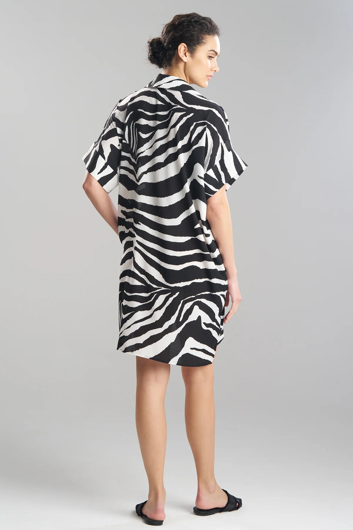 Savanna Crinkle Dolman Shirtdress - Image 2