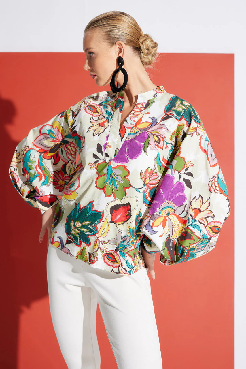 Sayuri Cotton Poplin Balloon Sleeve Top - Image 5