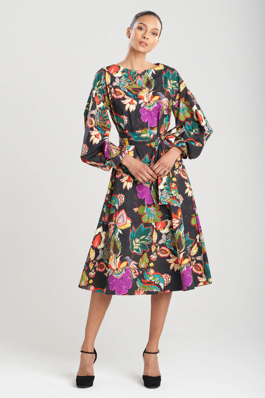 Sayuri Cotton Poplin Boatneck Dress - Image 3