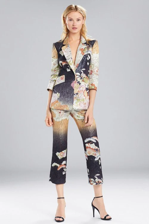 Scenery Metallic Jacquard Blazer - Image 6
