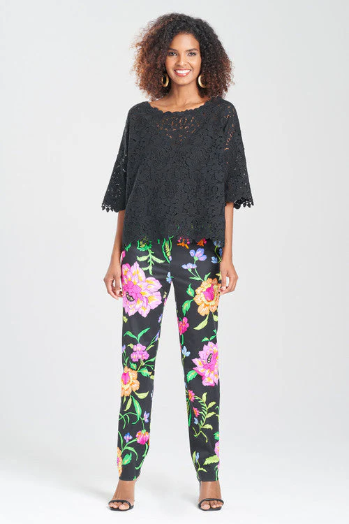 Scroll Guipure Lace Top