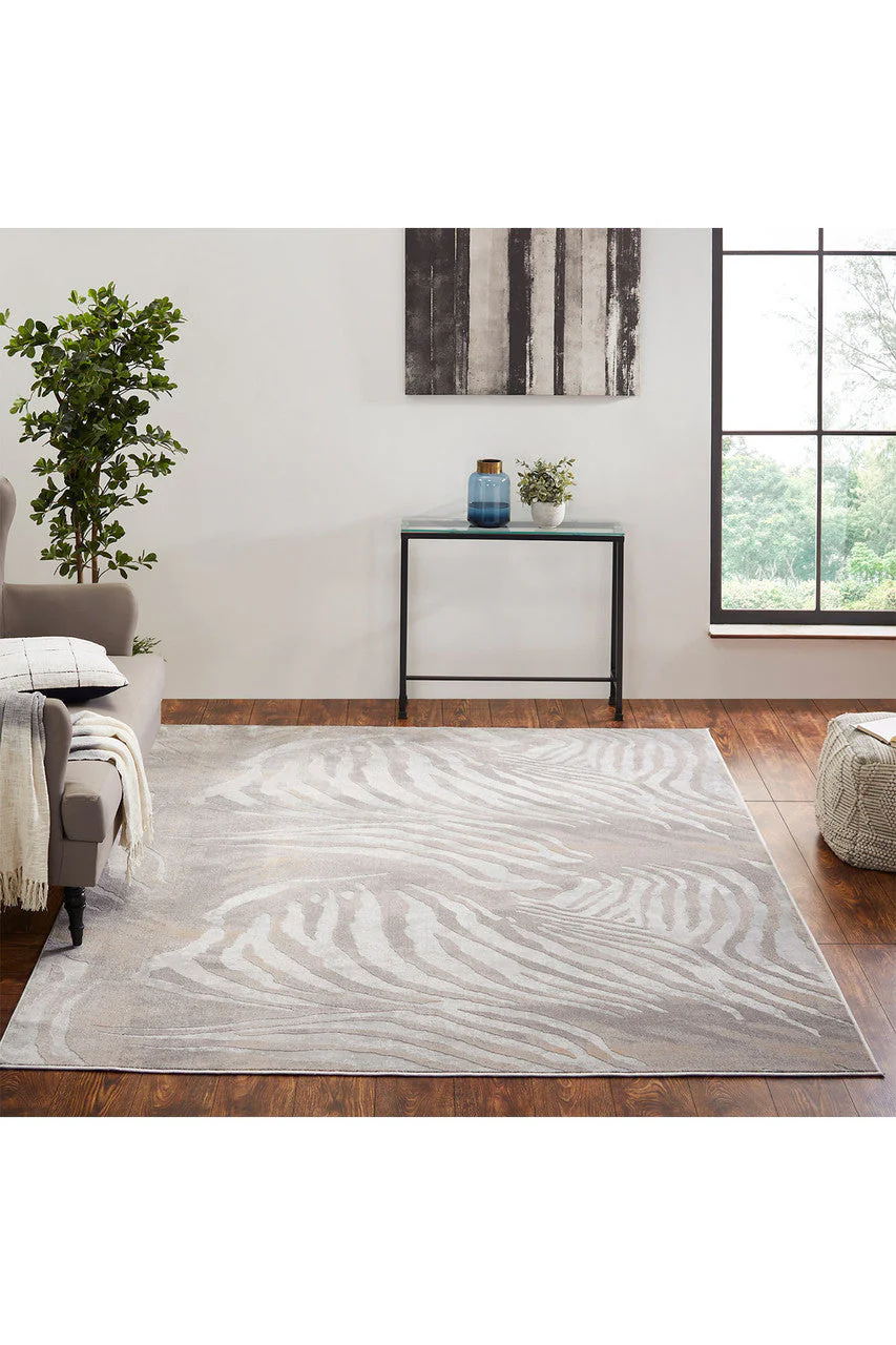Serengeti- Neutral Zebra Rug - Image 8
