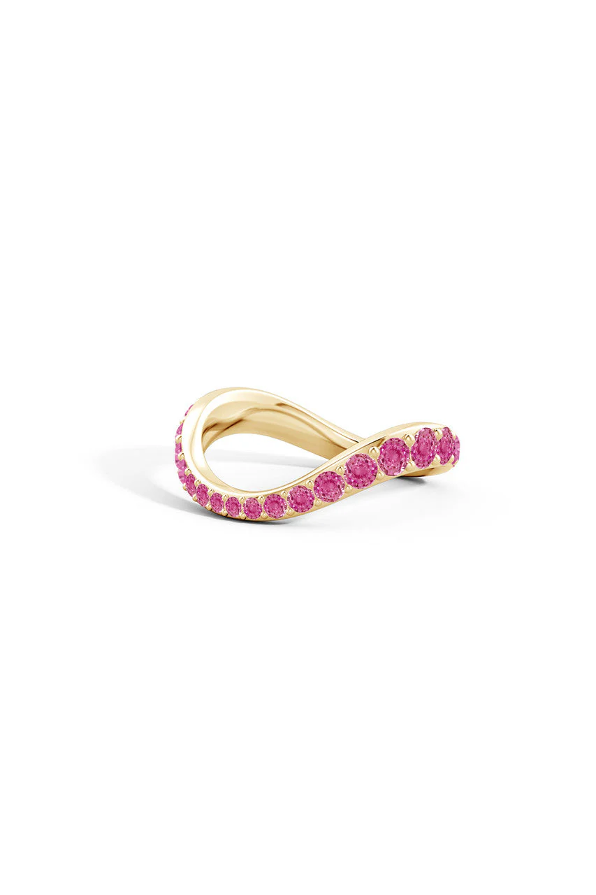 Shangri-La-14K-Gold-Yin-Yang-Full-Eternity-Pink Sapphire-Ring - Image 3