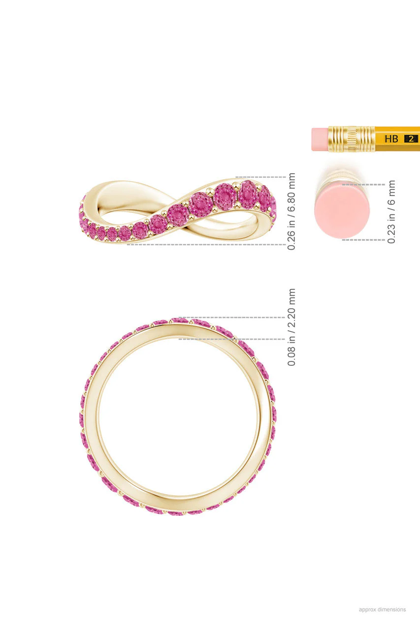 Shangri-La-14K-Gold-Yin-Yang-Full-Eternity-Pink Sapphire-Ring - Image 6