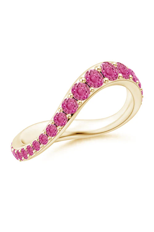 Shangri-La-14K-Gold-Yin-Yang-Full-Eternity-Pink Sapphire-Ring - Image 9