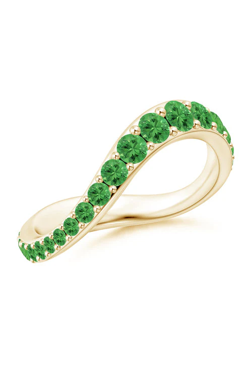 Shangri-La-14K-Gold-Yin-Yang-Full-Eternity-Tsavorite-Ring - Image 11