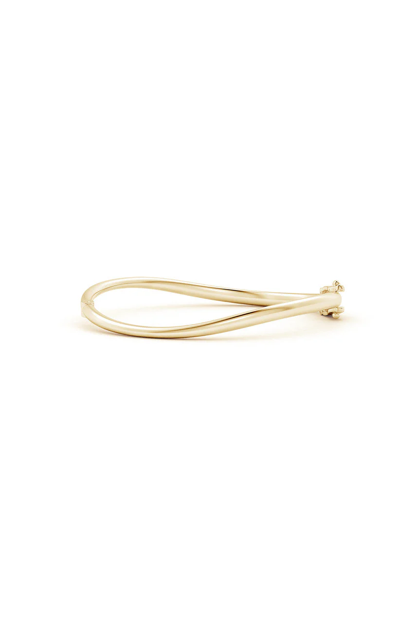 Shangri-La Brushstroke 14K Gold Bracelet - Image 2