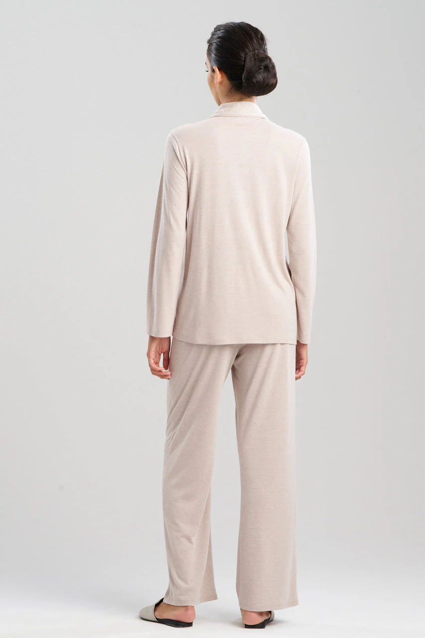 Shangri-La Embroidered TENCEL™ Notch PJ - Image 2