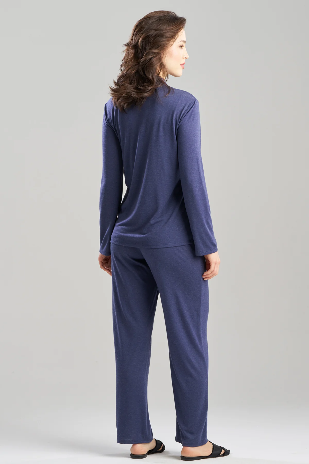Shangri-La Embroidered TENCEL™ Notch PJ - Image 2