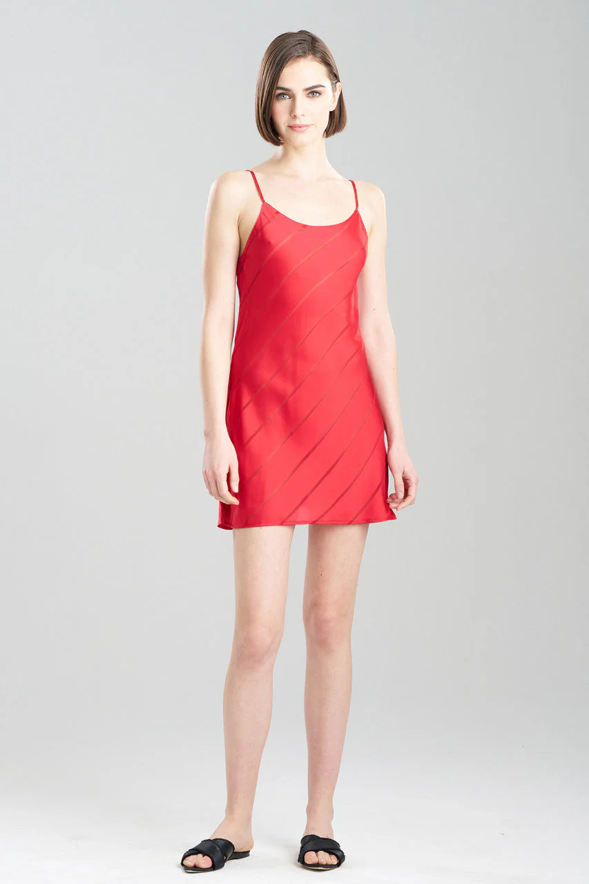 Sheer Stripe Jacquard Chemise
