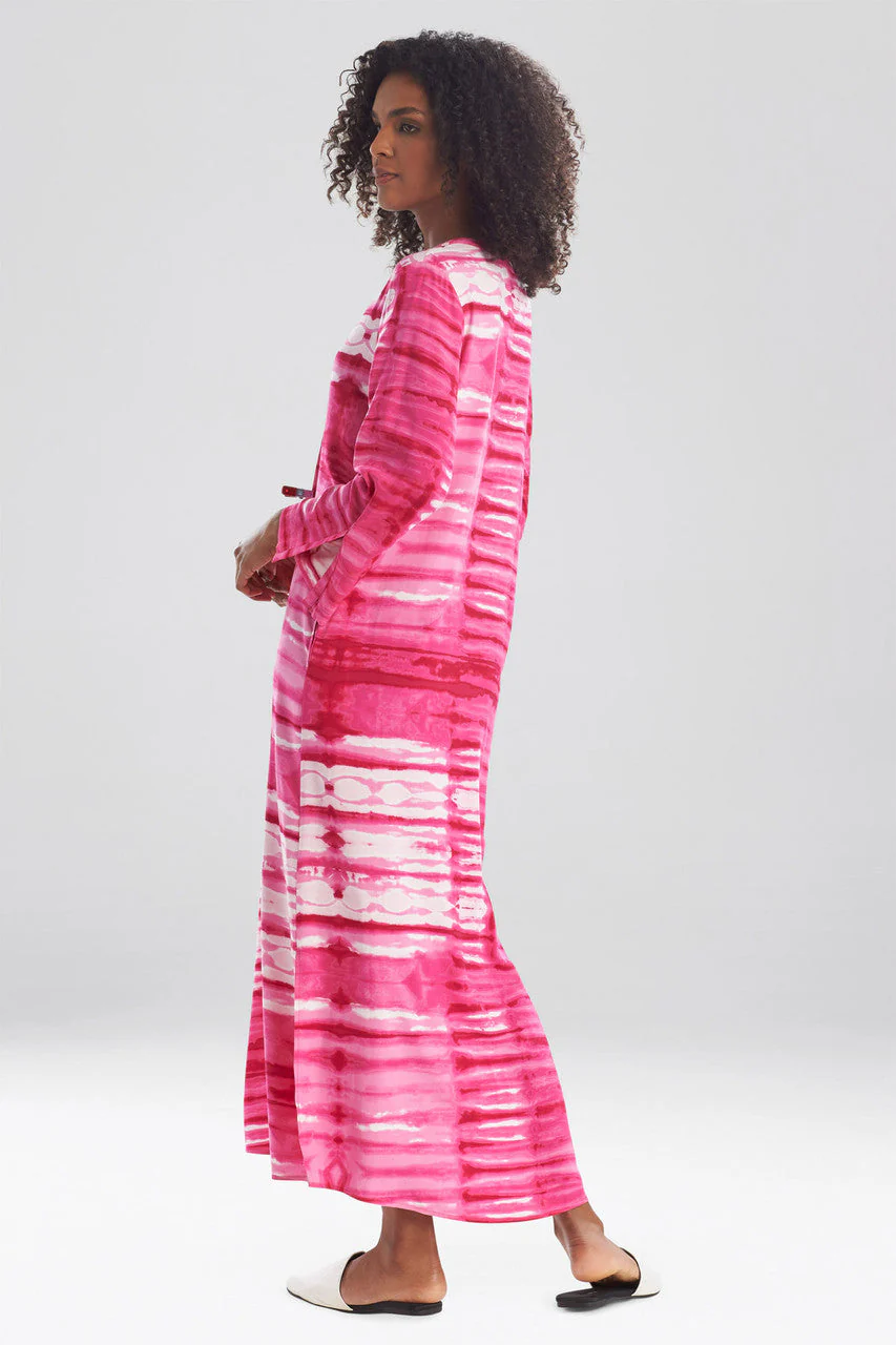 Shibori Challis Caftan - Image 2