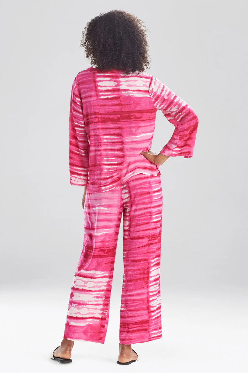 Shibori - Challis PJ - wild fuchsia - Image 2