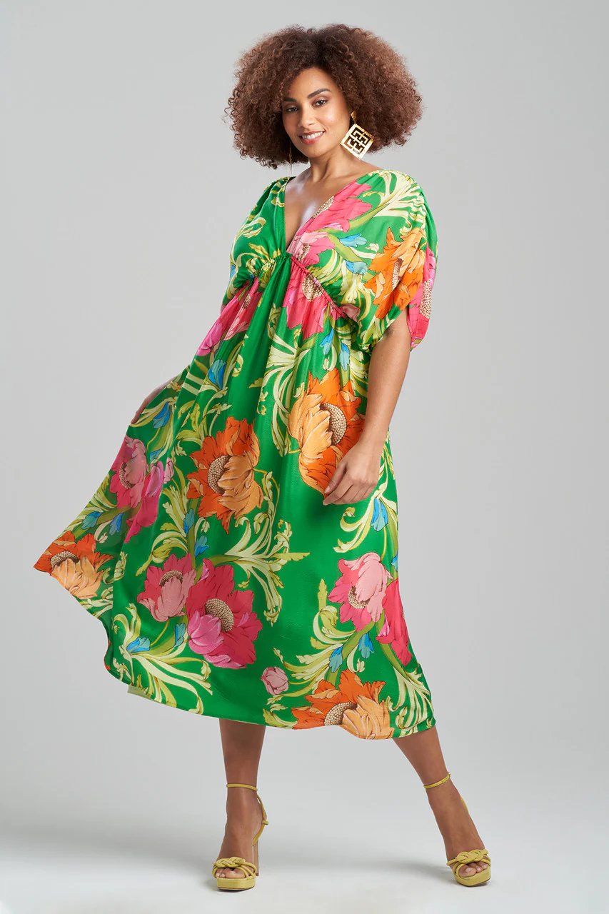 Shinjo Obi Silk Kimono Dress - Image 3