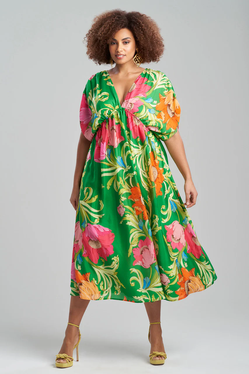 Shinjo Obi Silk Kimono Dress - Image 4