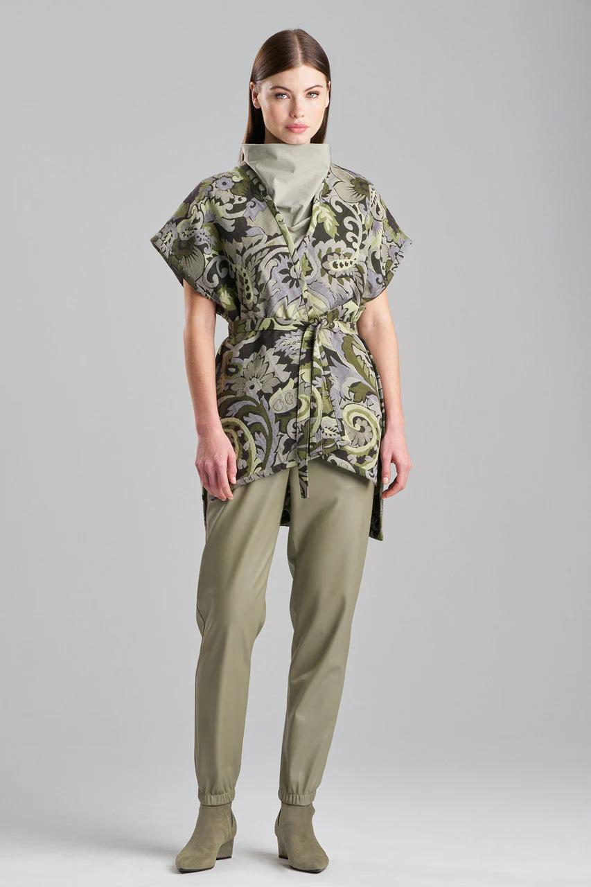 Shinrin Paisley Jacquard Poncho Wrap - Image 2
