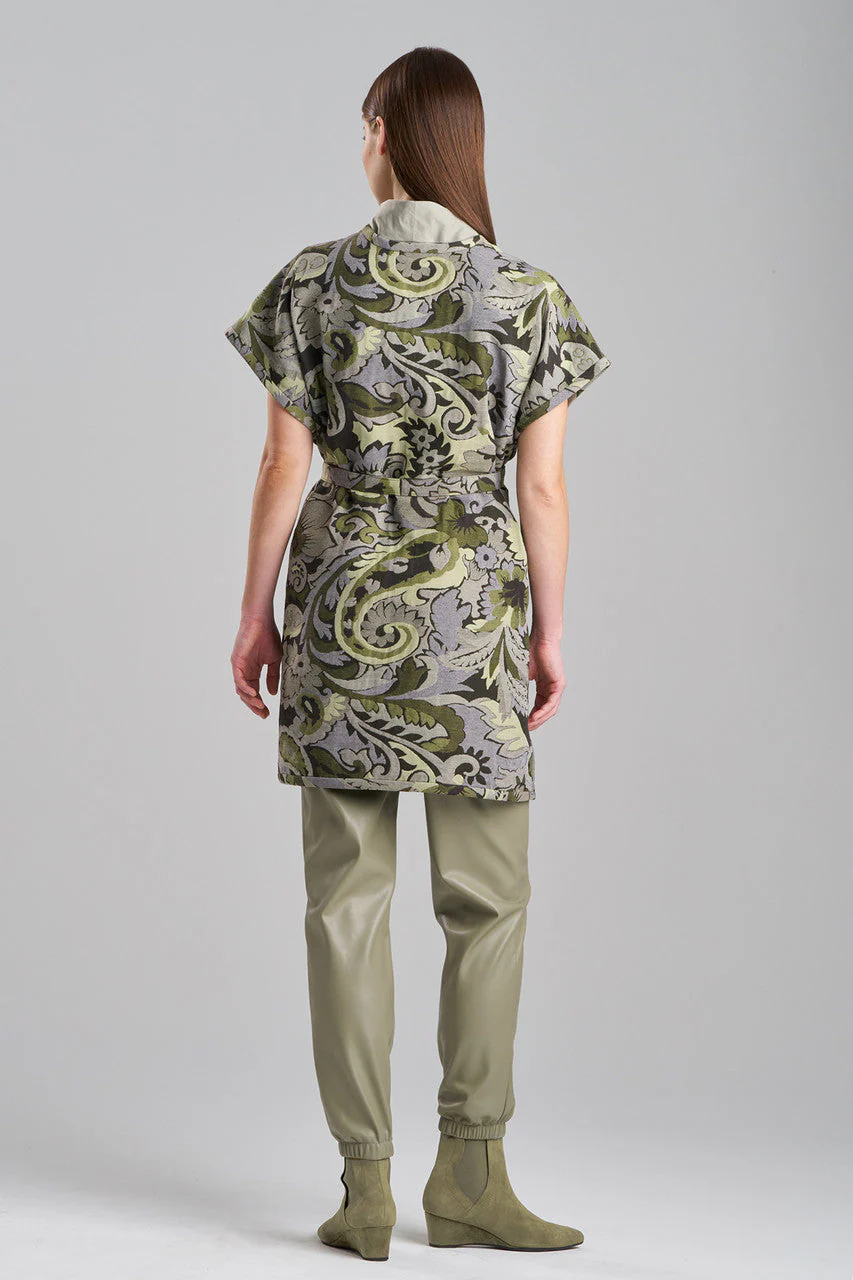 Shinrin Paisley Jacquard Poncho Wrap - Image 3