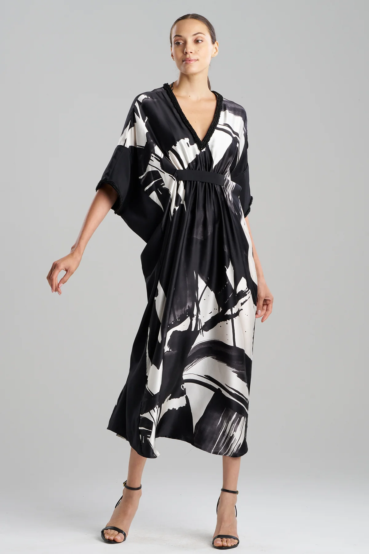 Shodo Beaded Silk Caftan - Image 2