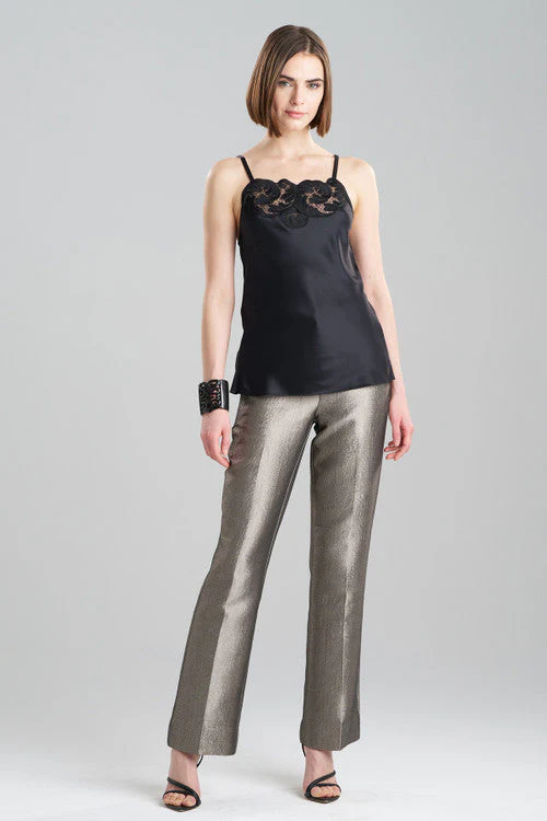 Silk Charmeuse Lace Cami