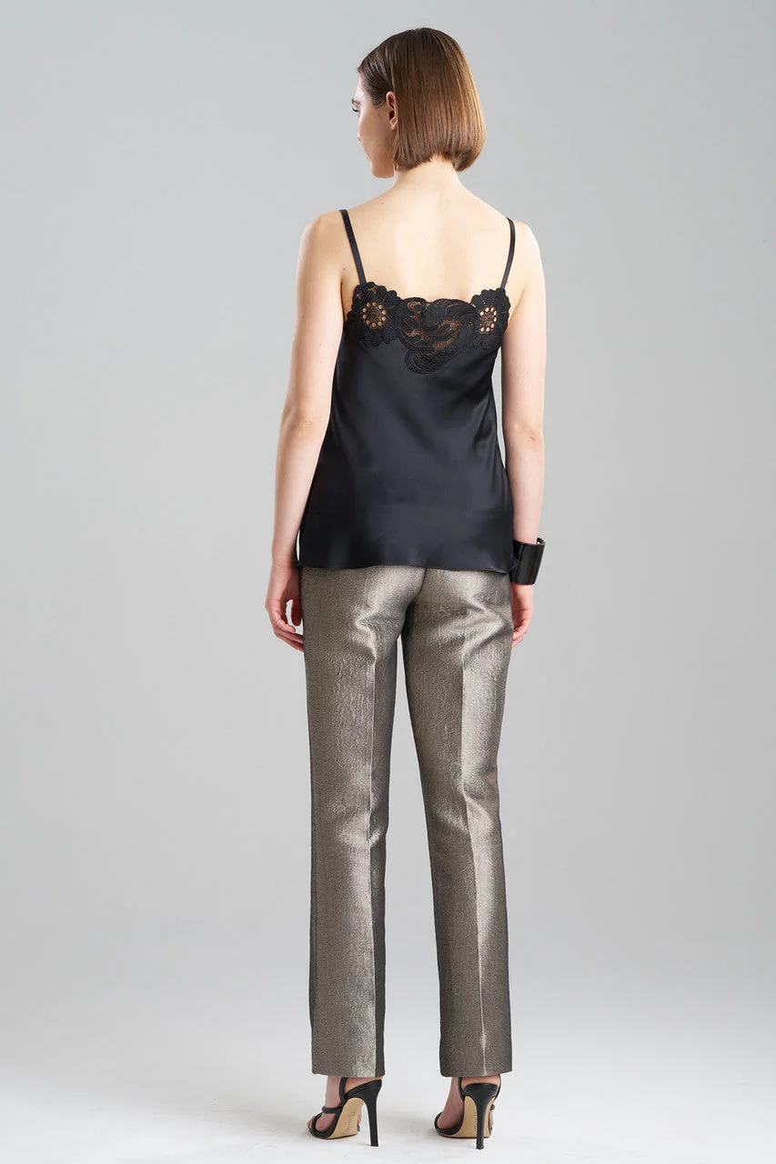 Silk Charmeuse Lace Cami - Image 2
