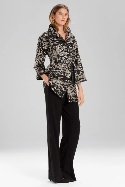 Silk Pagoda Embroidered Jacket - Image 7