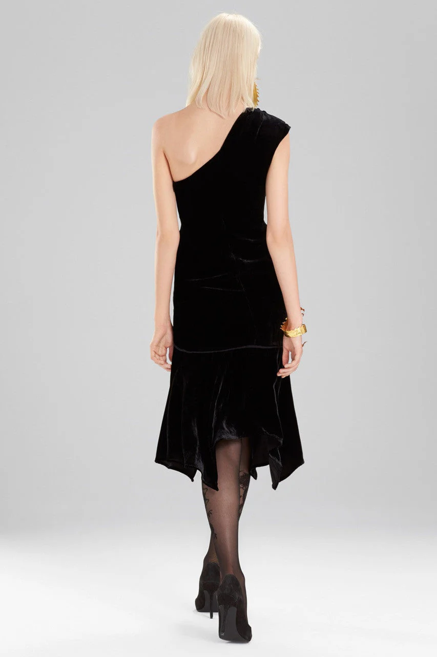 Silk Velvet Dress - Image 3