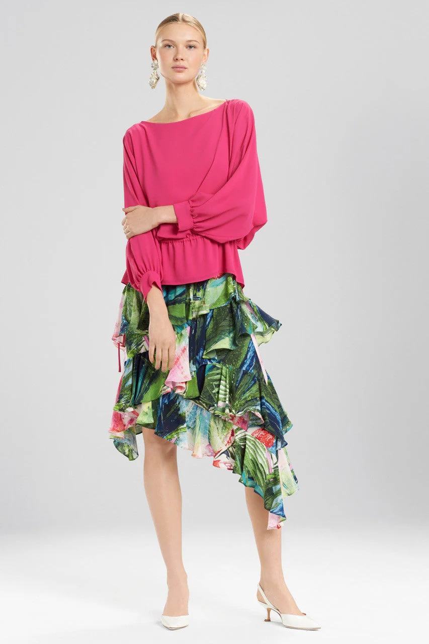 Silky Soft Poet Sleeve Top - Image 2