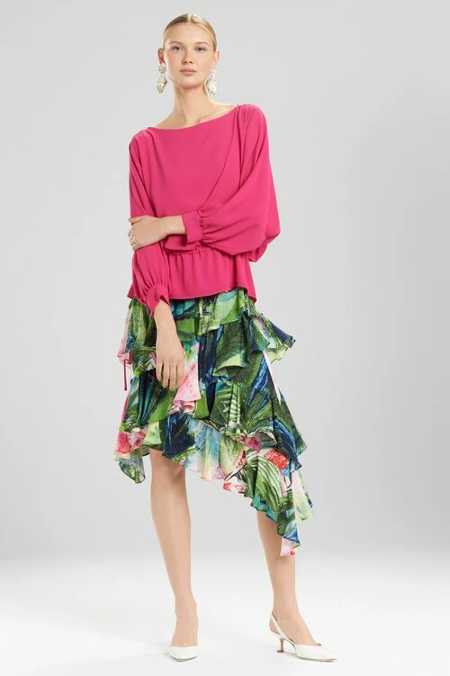 Silky Soft Poet Sleeve Top - Image 7