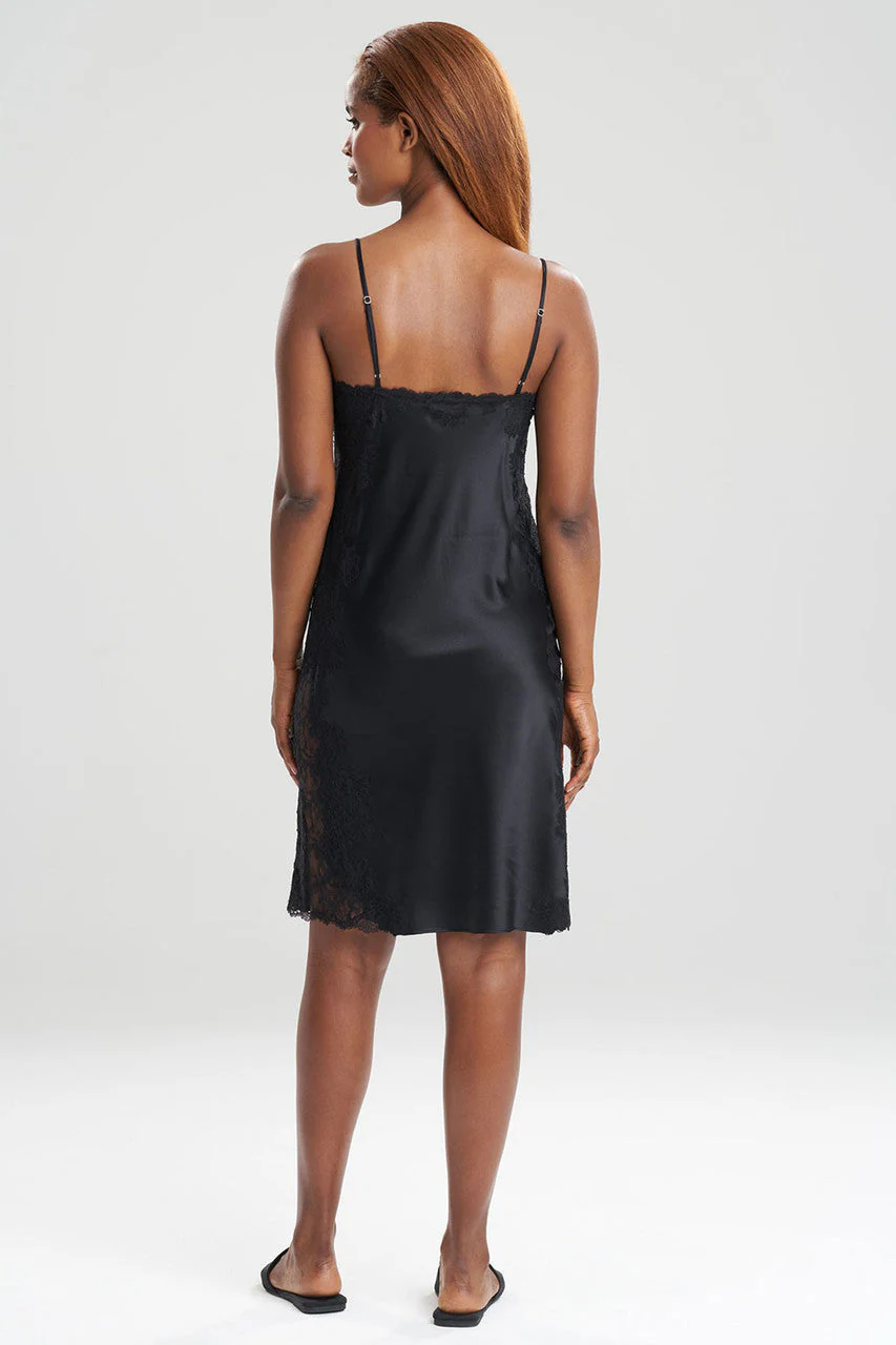 Sleek Silk Lace Chemise - Image 2