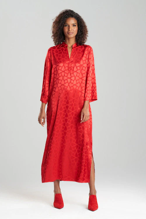 Soho Geo Jacquard Mandarin Caftan - Image 5