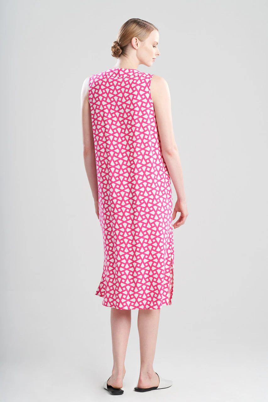 Soho Geo-Printed Challis Gown - Image 2