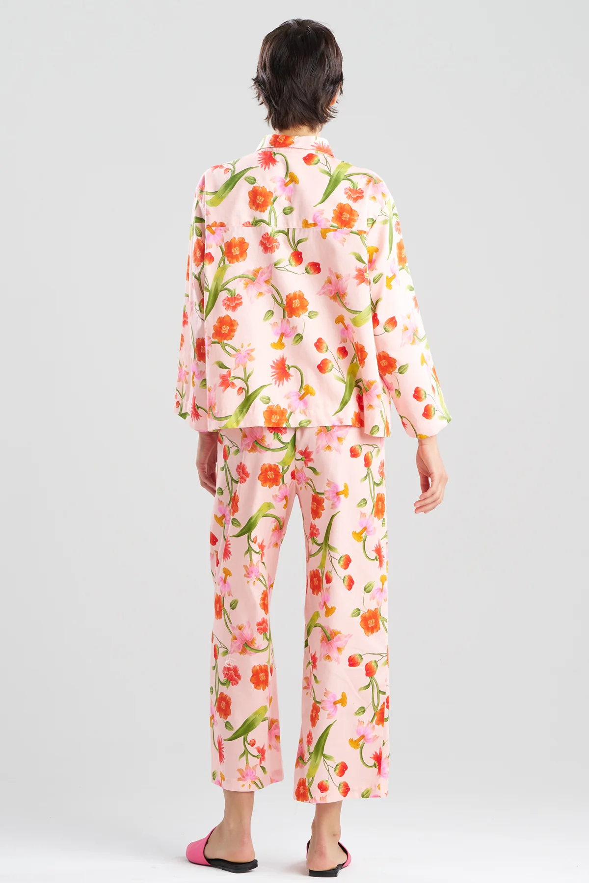 Solene Cotton Sateen Notch PJ Set - Image 2