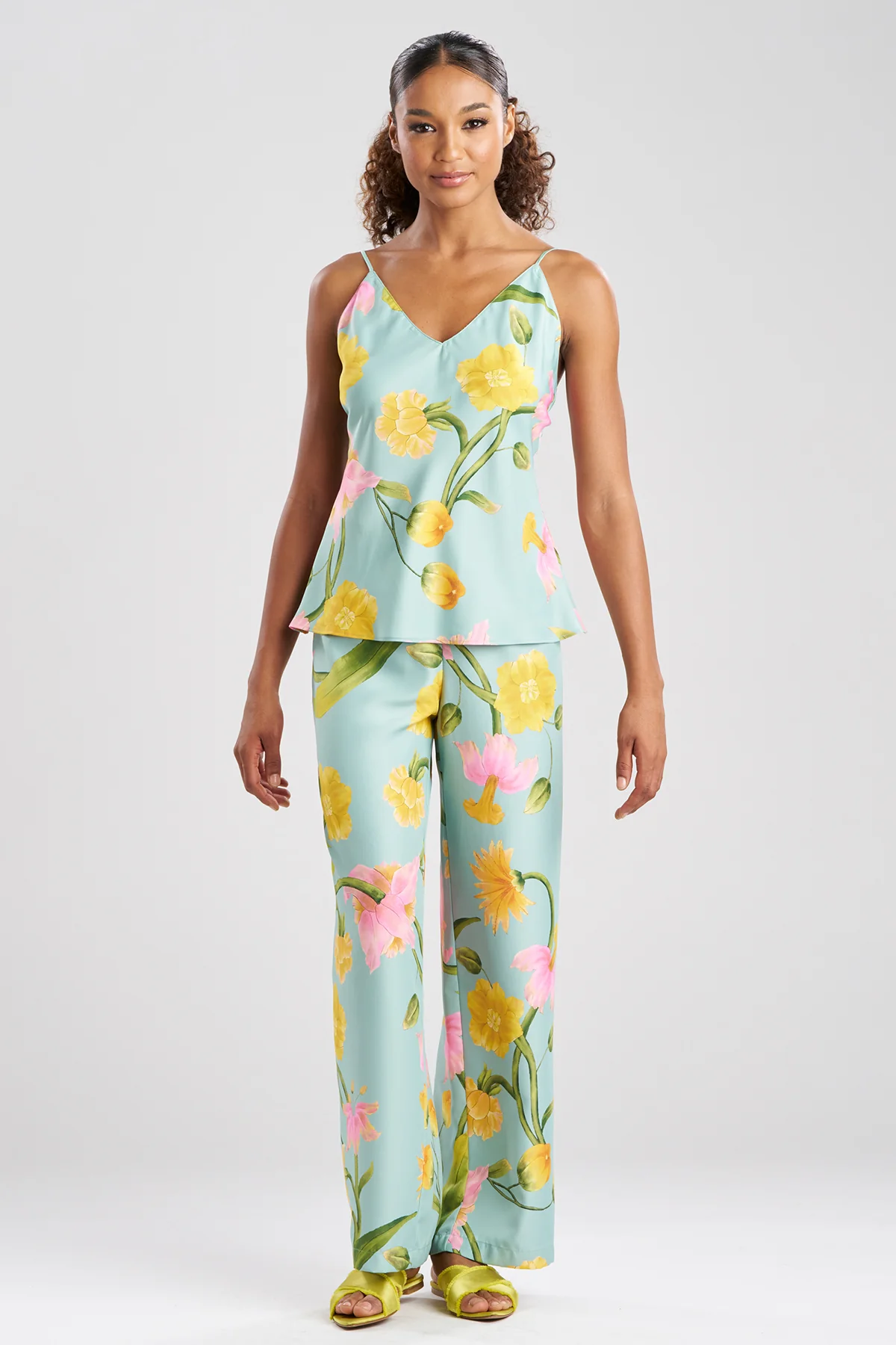Solene Matte Charmeuse Cami PJ Set - Image 2