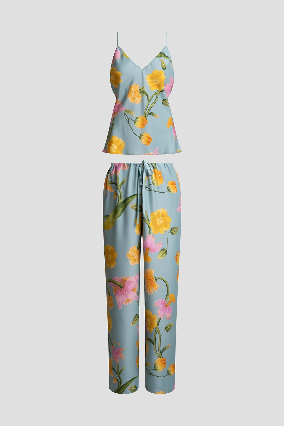 Solene Matte Charmeuse Cami PJ Set - Image 5