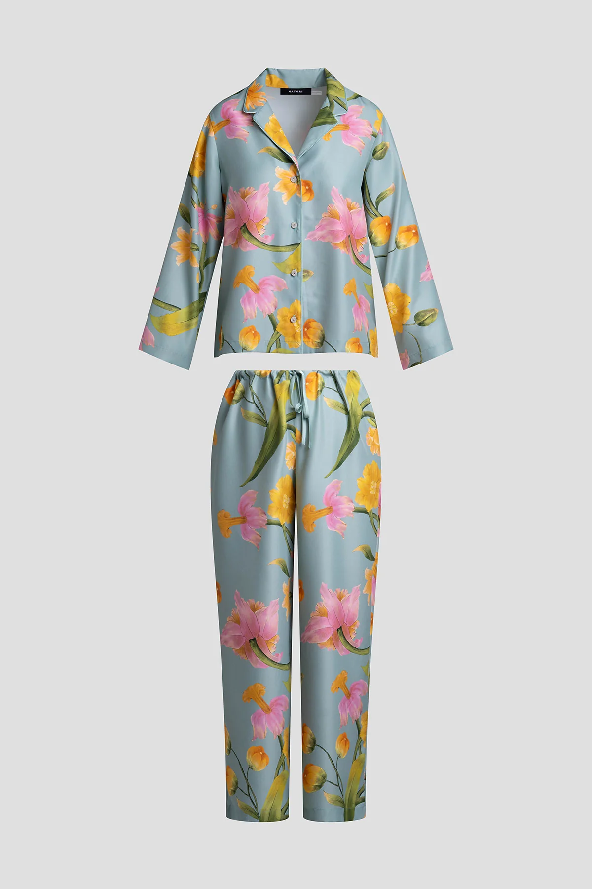 Solene Matte Charmeuse Notch PJ - Image 4