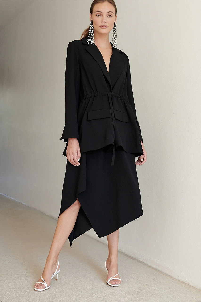 Solid Crepe Skirt - Image 4