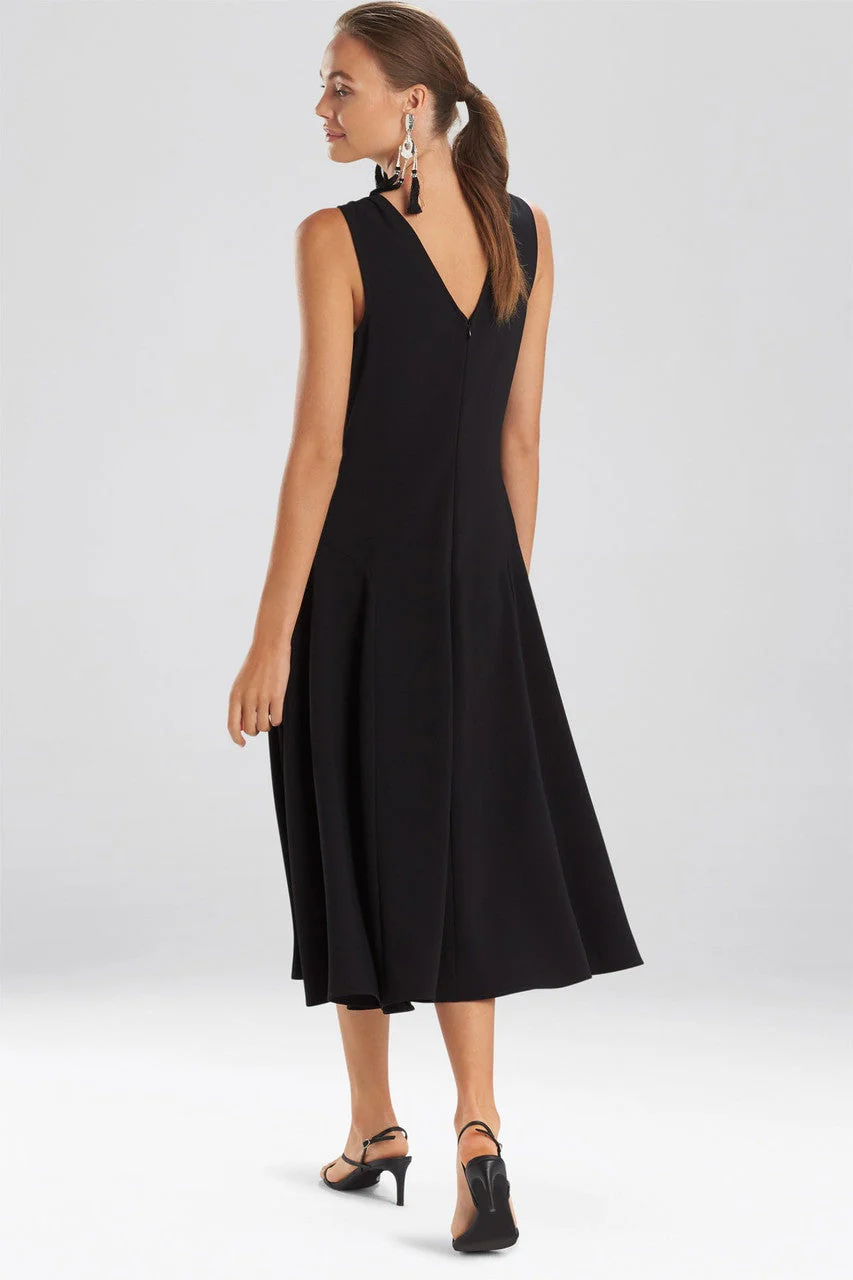 Solid Crepe Tank Dress - Image 3