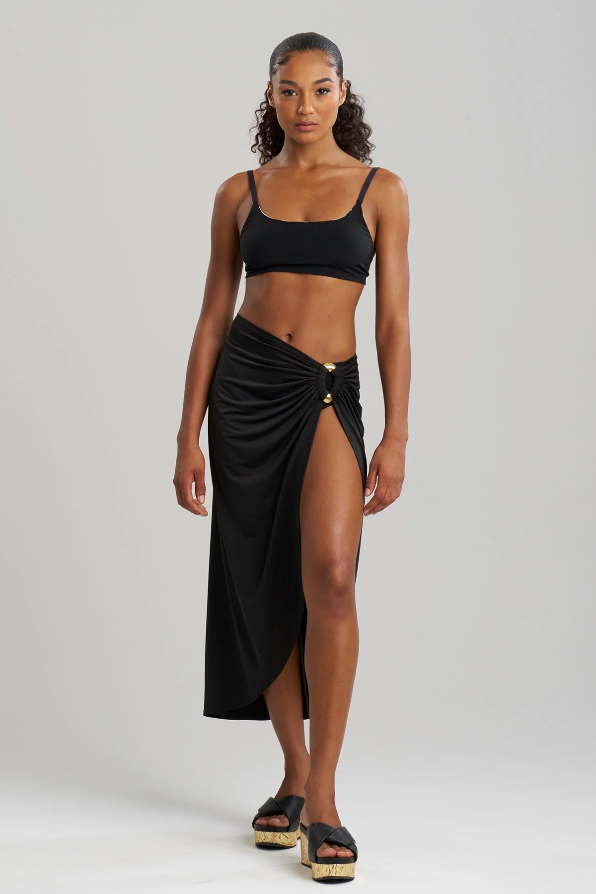 Solid Jersey Pareo - Image 2