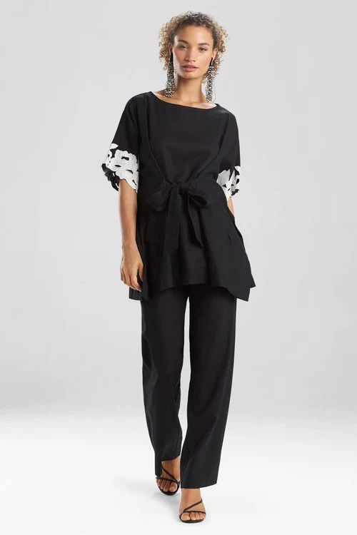 Solid Linen Caftan Top - Image 7