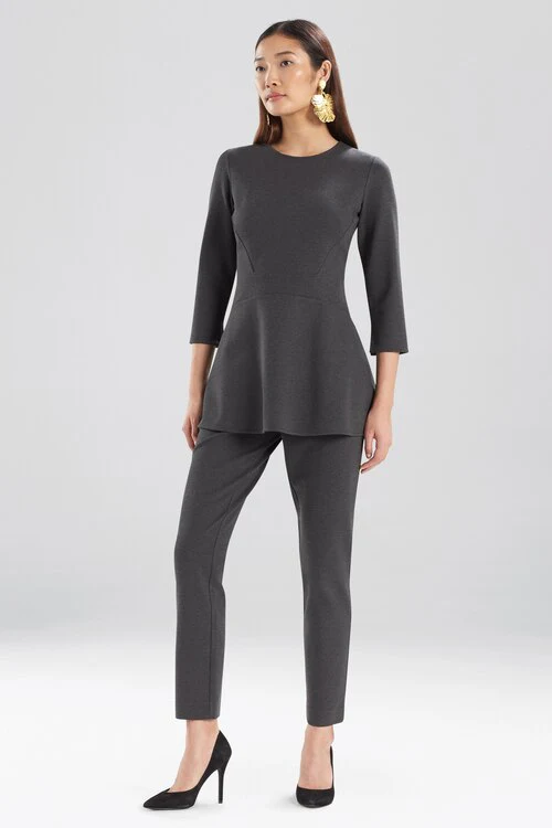 Solid Ponte Seamed Top - Image 3