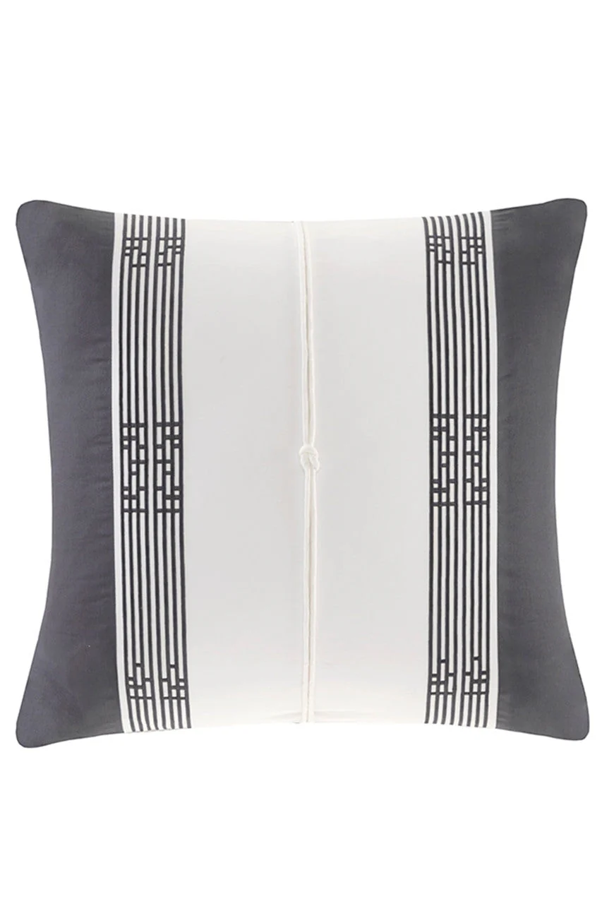 Sterling Dragon Square Pillow