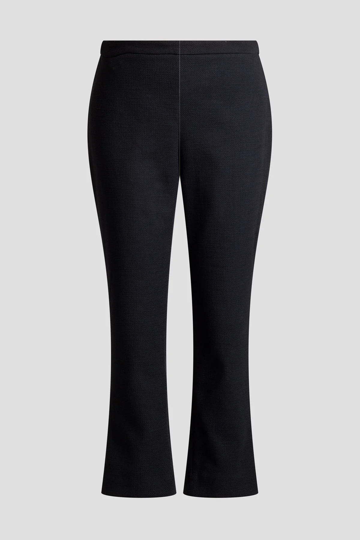 Stretch Basketweave Cotton Capri Pants - Image 5
