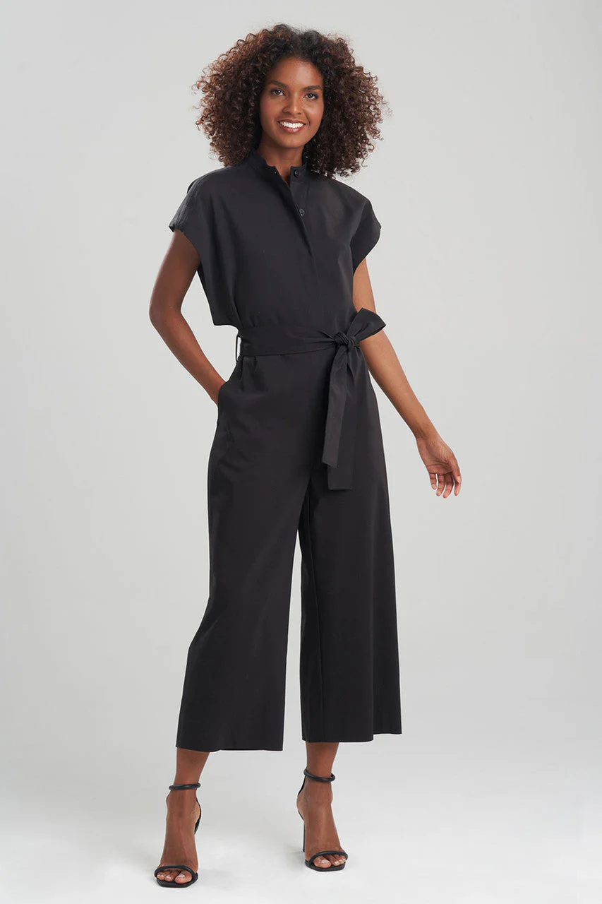 Stretch Cotton Blend Jumpsuit - Image 2