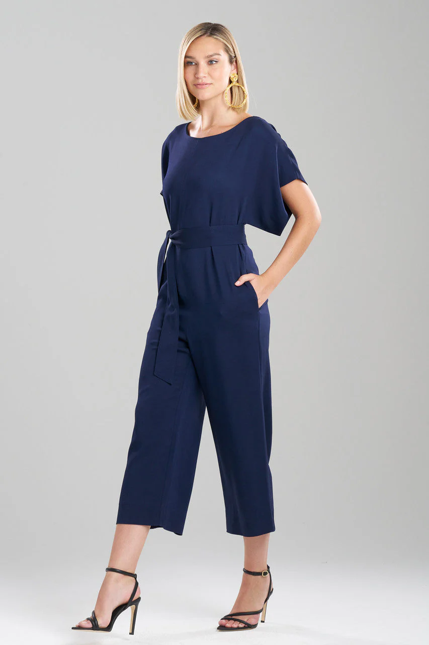 Stretch Crepe Jumpsuit - Image 2