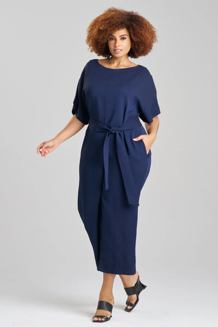 Stretch Crepe Jumpsuit - Image 4
