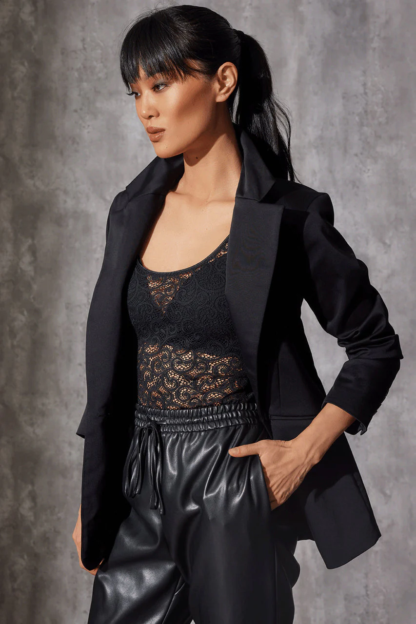 Stretch Scroll Lace Tank - Image 3