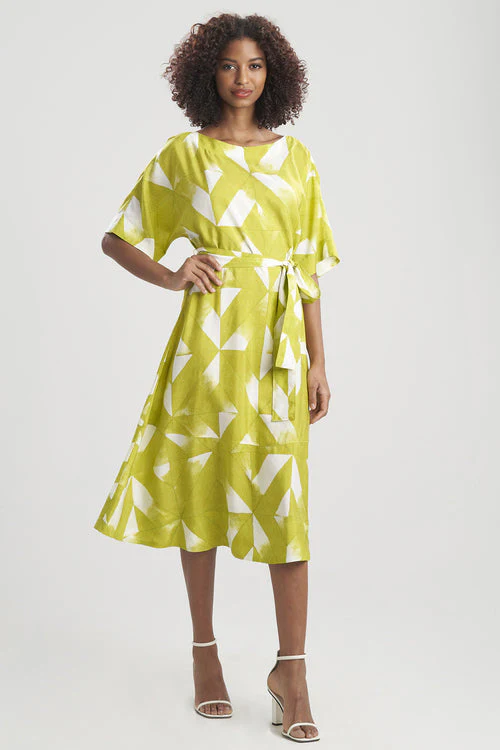 Sumi-Obi Silk Boatneck Dress - Image 4